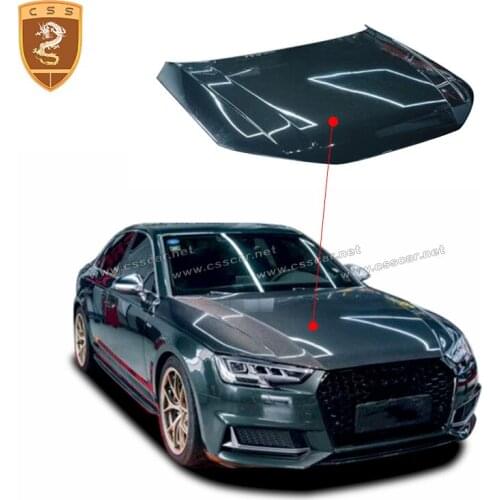 Real carbon fiber engine hood for A5 S5 OEM style 2019-2020 carbon enigne cover for audii engine bonnet auto car modification