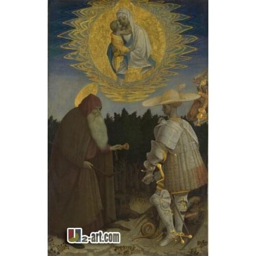 Canvas Prints (Antonio Pisanello) Fine art printed canvas painting for home decorate Religion-021
