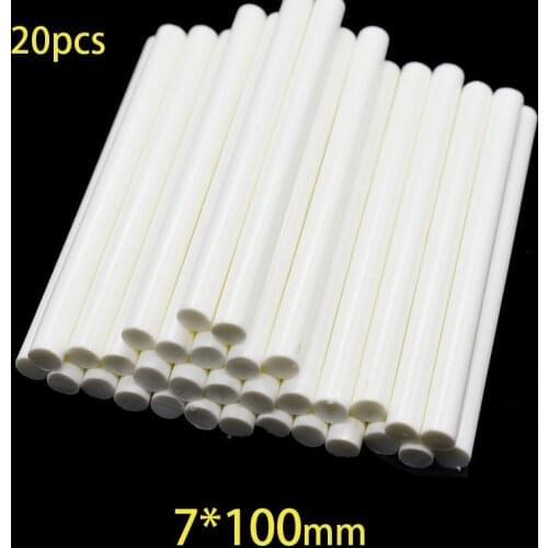 20Pcs 7x100mm Hot Melt Glue Sticks For 7mm Electric Glue Gun Craft DIY Hand Repair White Adhesive Sealing Wax Stick
