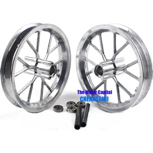 Hot Sale High Performance 222mm Front and Rear Tire Aluminium Alloy Wheel Rim Fit for 49cc Mini Moto Pocket Dirt Bike