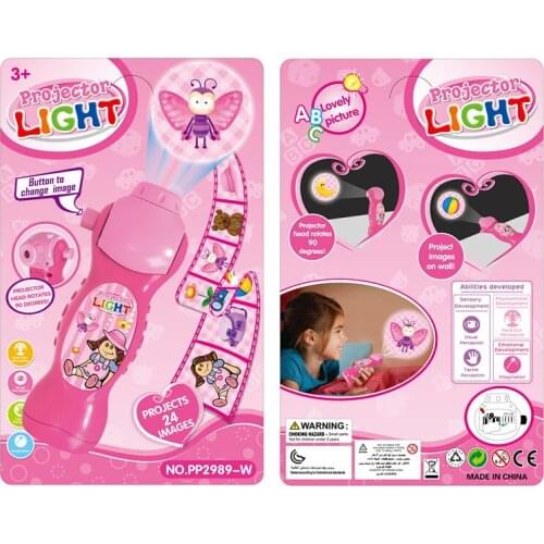 Dinosaur Wall Torch and Projector Flashlight Night Study Learning Fun Toys