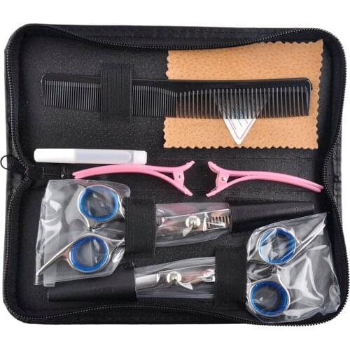 Hairdressing Tools 6.0 inch Barber Scissors Suit Hair Clipper Razor Hair Styling Scissors