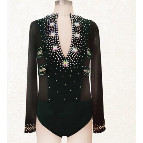 Professional Children Boys Ballroom Latin Dance Tops Training Or Performance Latino Dancing Shirt Support Customization DL4057