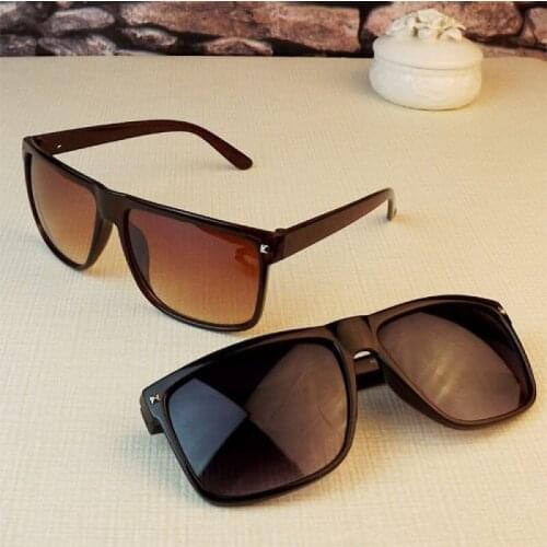 Special Hot Outdoor Square Rivet Sunglasses Trend Box Mens Driving Sunglasses Woman Oversized Gradient Sun Glasses Anti-UV400