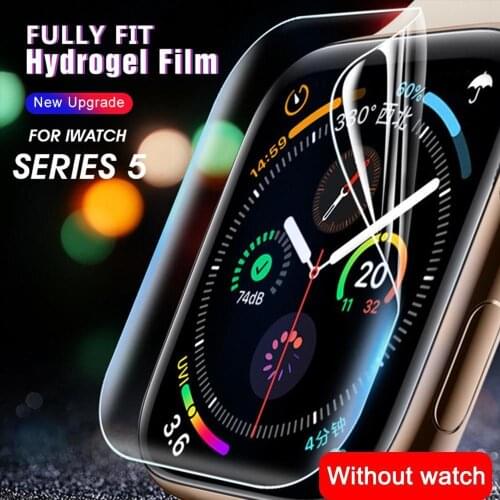 Screen Protector Clear Full Protective Film for iWatch 6 SE 40MM 44MM Not Tempered Glass for 3 2 1 38MM 42MM
