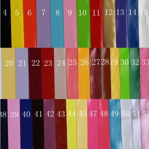 10 yards roll Soft crease-free PU soft mirror artificial leather Luggage shoes clothing decorative leather fabric wholesale