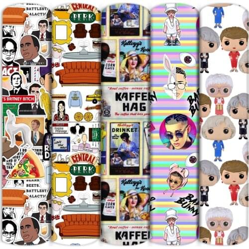 50*145cm 100% Pure Cotton Movies Character Fabric Patchwork Sewing Quilting Fabrics For Quilting Needlework DIY,1Yc17884