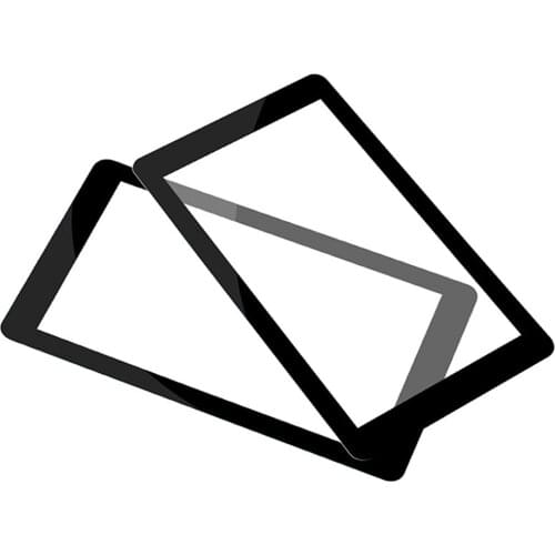 2pcs 5.5'' LCD Display Protector 9H Tempered Glass Film for Wanhao D7 (+) for Anycubic Photon 3D Printer Spare Parts