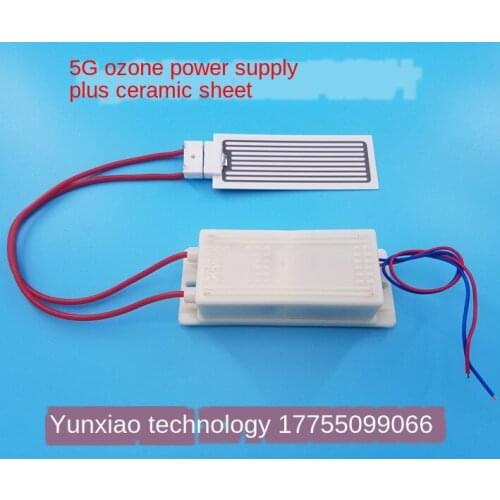 5g Ozone Generator 220V 5g Ozone Power Supply plus Ozone Ceramic Plate