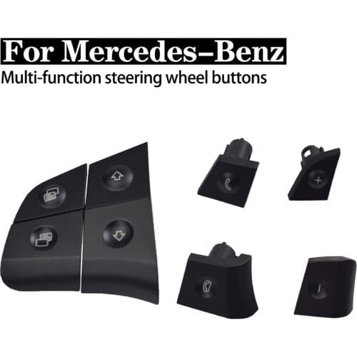 Car Multi-function Steering Wheel Push Buttons Phone Control Switch Key For Mercedes Benz W164 ML GL 300 350 400 450 2006-2009