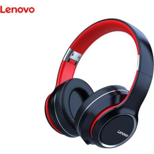 Lenovo HD200 Bluetooth Earphones Over-ear Foldable Computer Wireless Headphones Noise Cancellation HIFI Stereo Gaming Headset