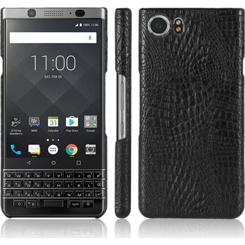 For BlackBerry Keyone DTEK70 Case Crocodile Skin Matte Back Cover Hard Case For BlackBerry Keyone BBB100-2 Phone Bags Cover