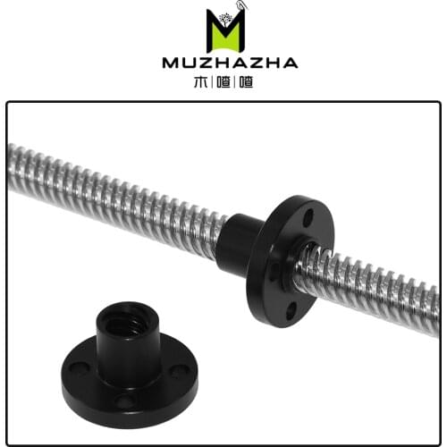 3D Printer Parts Z Axis Trapezoid Motor Screw Nuts T8 Nut Trapezoidal Screw Nut POM Nut Lead 8mm for T8 Lead Screw