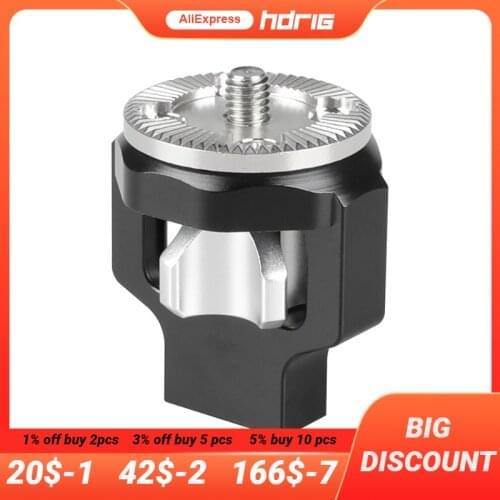 HDRIG Standard ARRI Rosette M6 Extension Mount Connetor for Wooden Handle Grip Camera Cage Kit Accessories