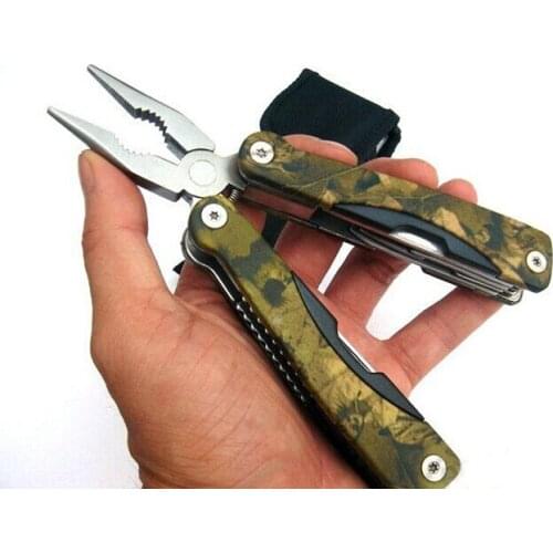 2016 Canivetes Karambit Military Multifunctional Portable Camouflage Tongers Folding Tool Combination Outdoor Camping Supplies
