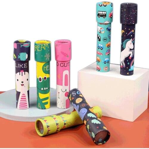 Classic Kaleidoscope Educational Toys Childrens Party Gifts Creative Gifts DIY Paper Cartoon Kaleidoscope Boys and Girls