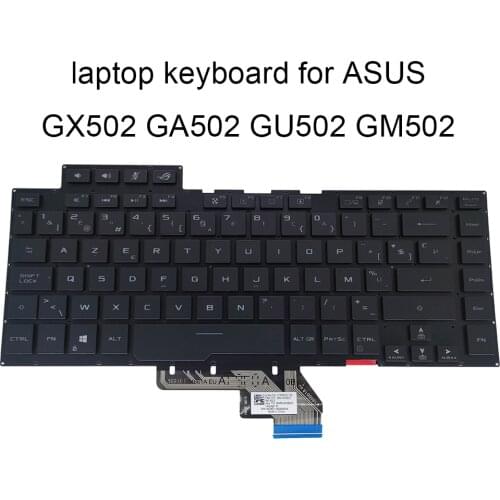 SW WB Belgium RGB Backlit keyboard for Asus ROG GX502 GX502GW GX502GV GX502LWS GX502LXS Zephyrus S15 Swiss notebook PC keyboards