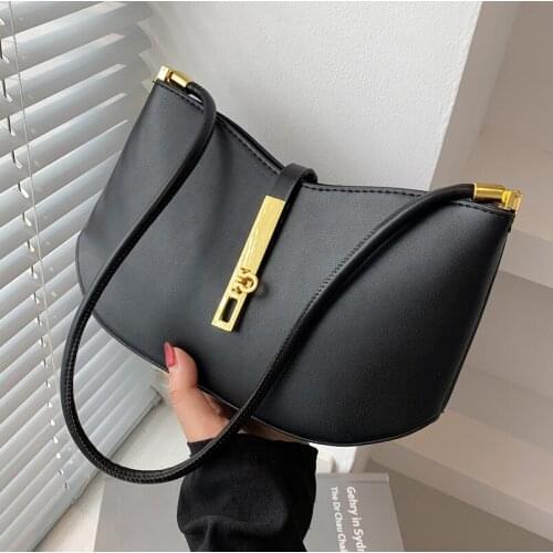 European and American High-end Super Fire Small Bag 2021 New Trendy Fashion Ladies Wild Hand Bag Shoulder Armpit Half Moon Bag