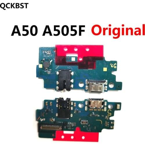 Micro USB Charger Dock Connector Charging Port Microphone Flex Cable Replacement Parts For Samsung A50 A505F