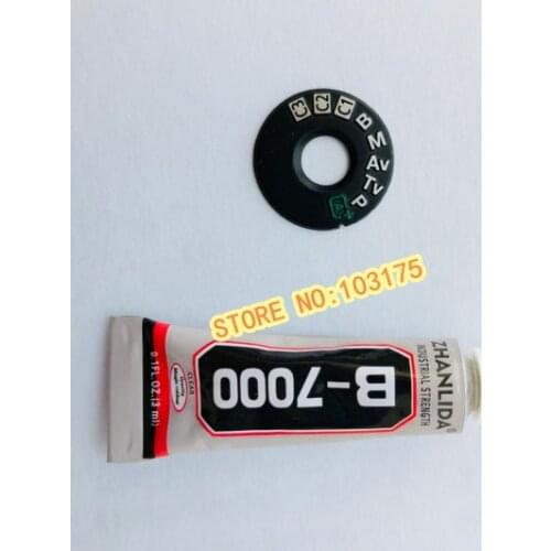New Function Dial Model Button Label for Canon EOS 7D mark II 7D2 7DII Camera repair part+glue