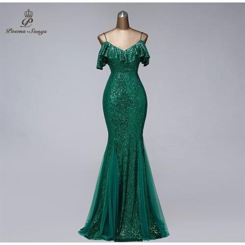 2021 New style evening dresses sexy dresses woman party night suspender style evening gowns mermaid formal vestidos de fiesta