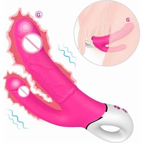 NW Wireless Vibrator Adult Toys for Couples USB Rechargeable Double-headed Dildo G Silicone Stimulator Double Vibrators Sex Toy