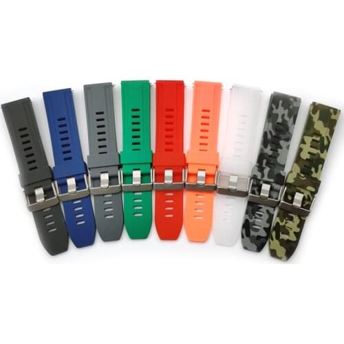 Waterproof breathable Silicone Strap Quick Release Watchband Bracelet for Samsung Active 2 Huawei Watch 18mm 20mm 22mm 24mm