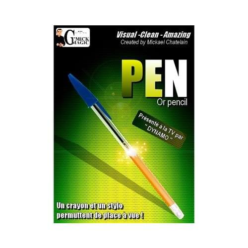 Free Shipping!Pen Or Pencil (Dvd And Gimmick) - Magic Tricks,Classic,Illusion,Street Magia,Close Up,Props,Comedy,Toys