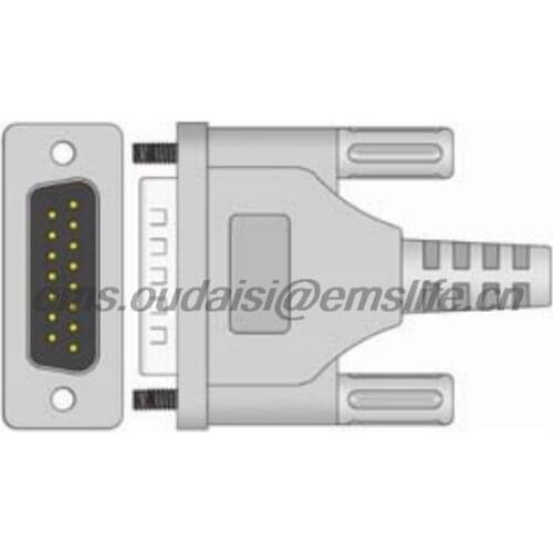 Schiller EKG DB15pin connector for ECG Cable spare parts of patient monitor and cardiography machine