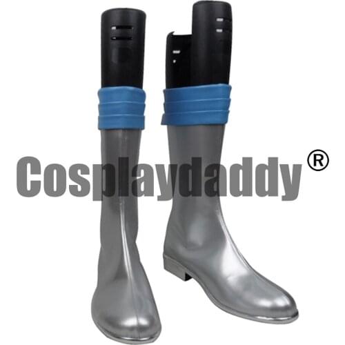 Special Operations Squadron Go-Busters Tokumei Sentai Go-Busters Beet J. Stag Buster Silver Stag Cosplay Shoes Boots H016