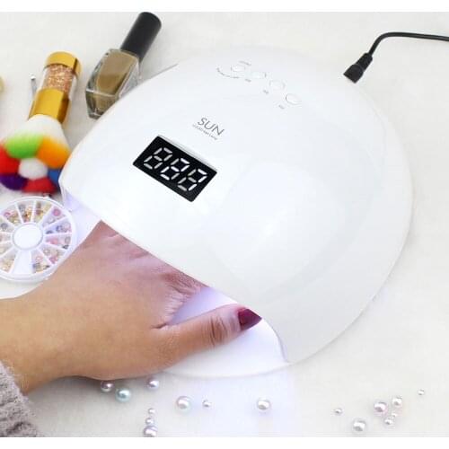 Sunuv UV LED Nail Drying Cabinet Curing Gel Varnish Automatic Sensing Polishing Dryer With Timed Button Drying Nail
