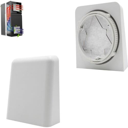 ZL9802AB FU9802AB Filter vent cabinet filter, IP55ventilator grille 9802 output filter fan grille for AC DC 9225 9238 axial fan