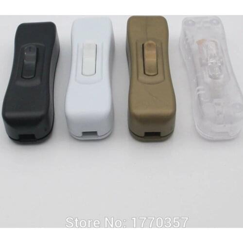 1pcs Switch Halfway Rocker Push Button Rocker Switch High Quality Table Lamp Online Switch Black White transparent