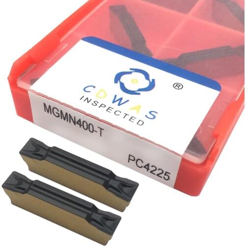 10PCS MGMN400 T PC4225 Carbide Inserts High Quality Grooving Turning Tool MGMN 400 Lathe Cutter Tool CNC Machine Tools For Steel