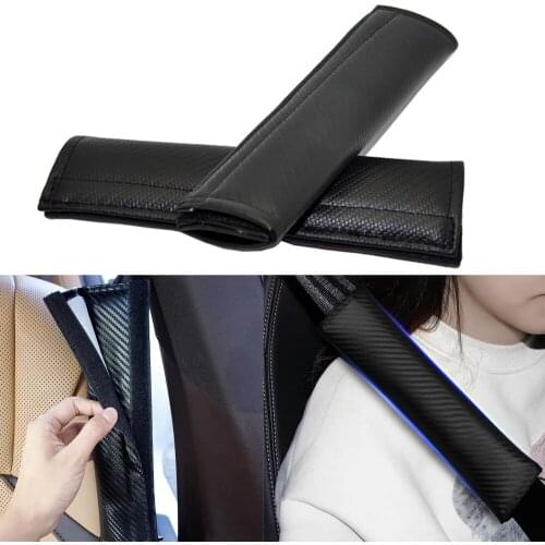 2pc Embroidery Emblem Car Seat Belt Pads Protector Shoulder Strap Cushion Cover Accessories For LEXUS RX270 ES200 ES300 GX LS LX