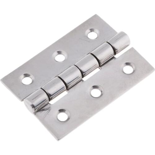 316 Stainless Steel 6 Hole Butt Hinge for Boat Door Cabinet 60 x 42mm