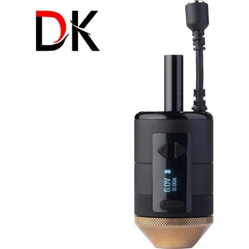 DK ZK 1.0 Wireless Tattoo Grip Machine Powerful , Fast Charging,working with tattoo needles , 1300mAh Battery