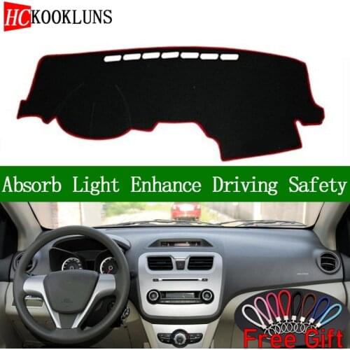 For lifan 530 2014 Dashboard Cover Sun Shade Dash Mat Pad Carpet Car Stickers Interior Accessories