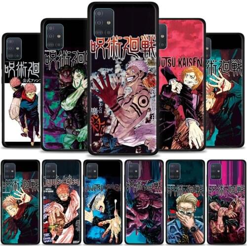 Phone Case For Samsung Galaxy A51 A71 A50 A21s A02s A12 A20 A10 A30 A40 A41 A31 A11 Black Shell Cover One Piece Anime Luffy