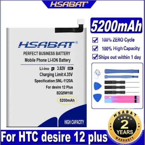 HSABAT Batteries For HTC Desire 12 Plus Phones