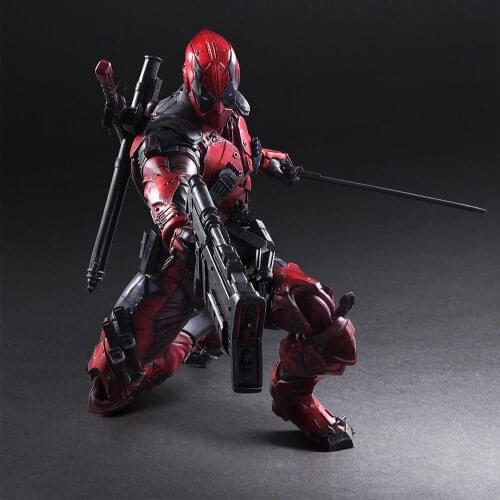 Play Arts Marvel 26cm Deadpool Original PVC Action Figure Model Toys