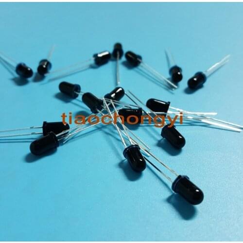 1000Pcs DIP 5mm 940nm IR detector sensor Infrared Phototransistor new