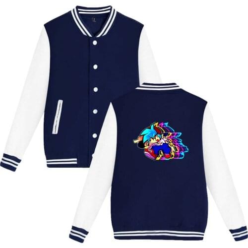 Friday Night Funkincosplay Print Jacket Holiday Preppy Unisex Novelty Style men/womens Hip Hop Punk Kawaii Baseball Uniform