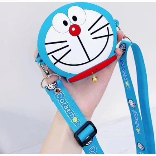 Hot on Sale Kawaii New Coin Wallet Fresh Mini Change Storage Bag Creative Cartoon Money Bag Ladies Wallets Silicone Strap Bag