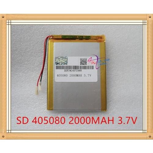 Liter energy battery 3.7V polymer lithium battery 405080 2000MAH mobile power supply Tablet PC GPS device