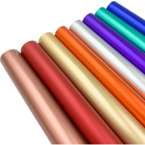 Matte Satin Metallic Adhesive Craft Vinyl Die Cut Film Compatible with All Cutting Machines Home Party Glass Cup Decor DIY Gift