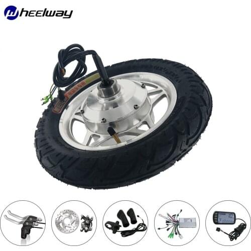 12 Inch Gear Motor Lightweight High Torque Hub Motor Single Shaft Tricycle Motor Motor Dual Shaft Electric Unicycle Motor Kit