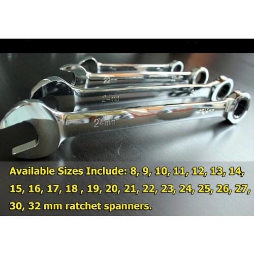 1pc Ratchet Combination Metric Wrench Set Hand Tools for Nut Tool Torque and Gear Wrench and A Set of Key