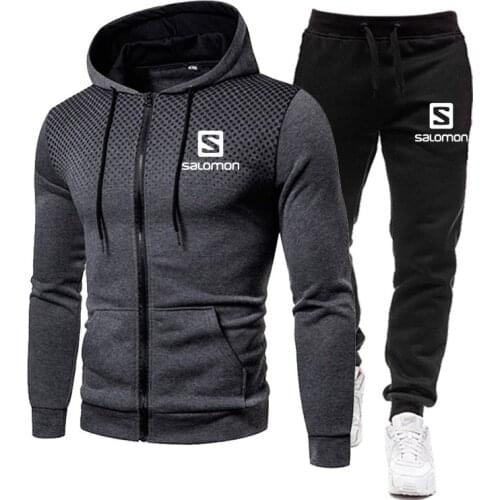 Autumn winter Mens Running Sets 2021 New Fashion Sport Clothes Sports Joggers Training Gym Fitness Tracksuits Running Set