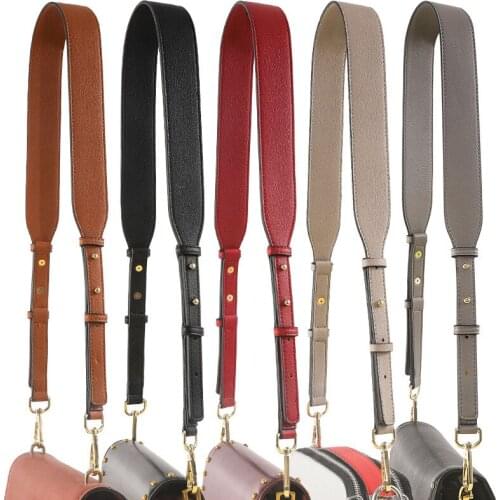 Adjustable Replacement Messenger Bag Belt Fashion PU Leather Shoulder Straps Accessories for Women Bags 100cm~108cm
